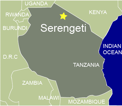 serengeti map