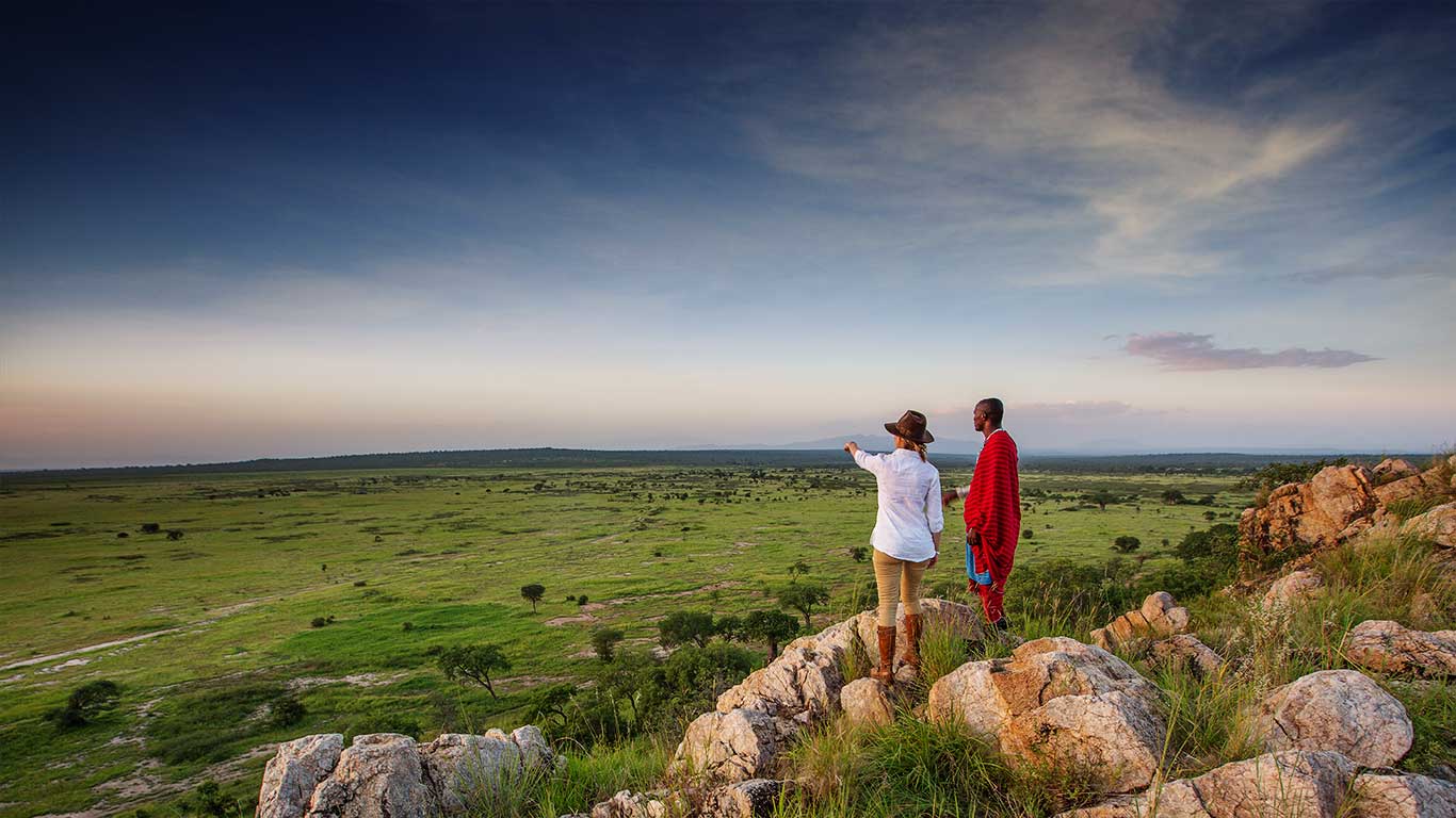 Tarangire Treetops activities spectacular sundowner on sunset hill