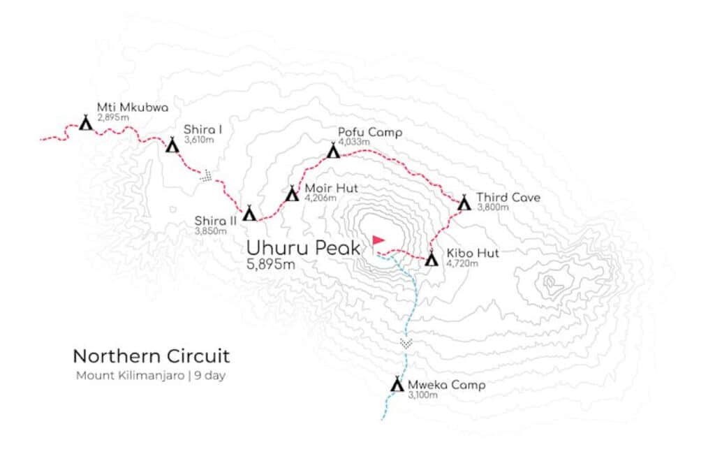 Northern Circuit Map