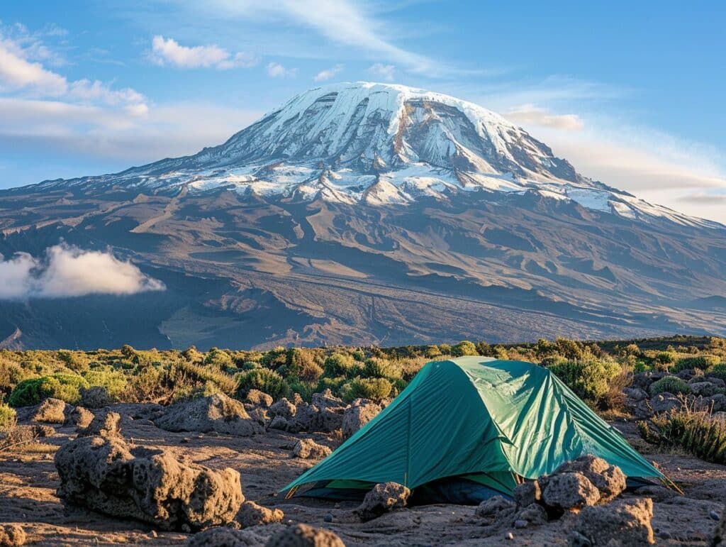 Sleeping on Kilimanjaro