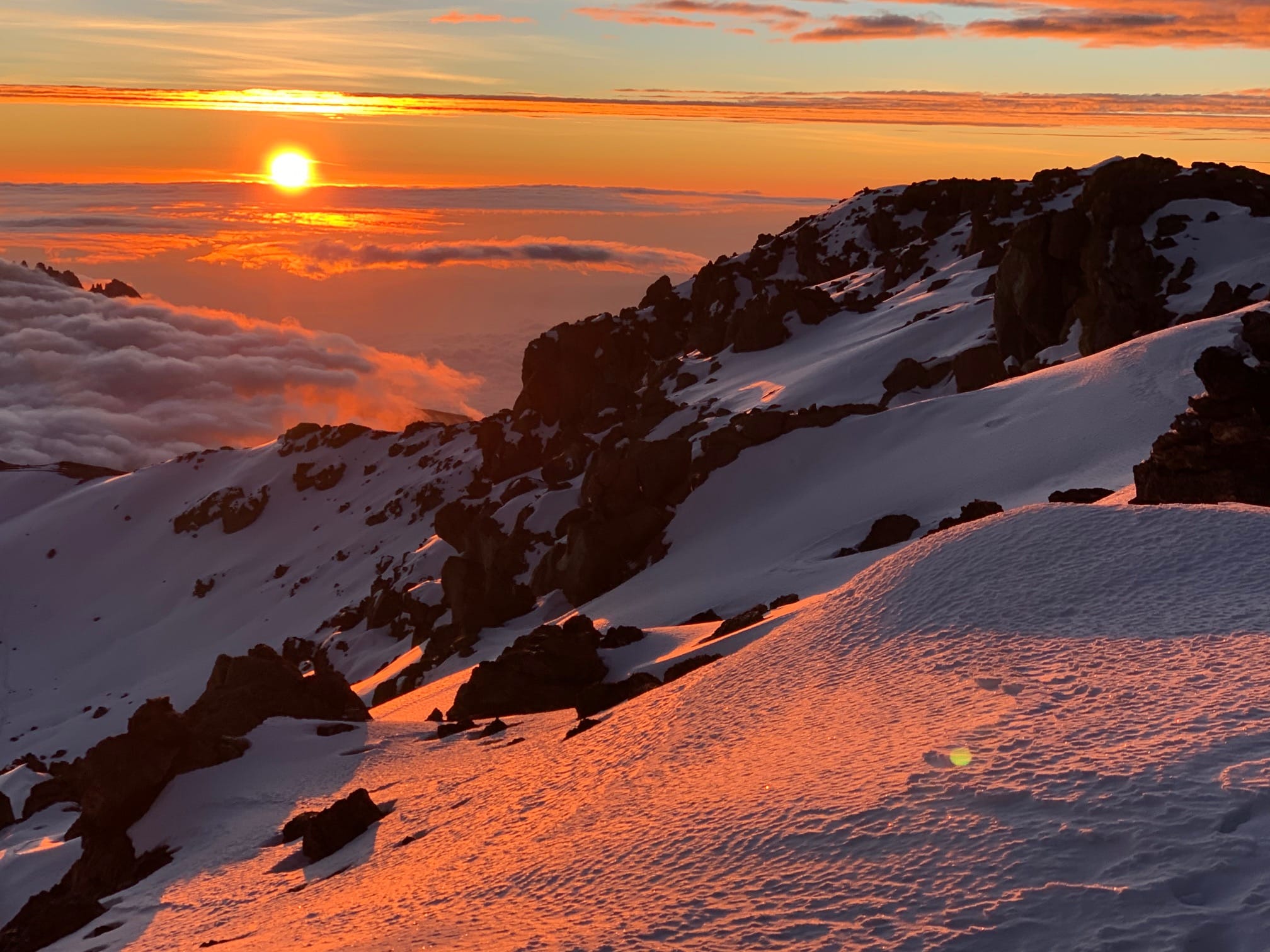 Sunrise on Kilimanjaro