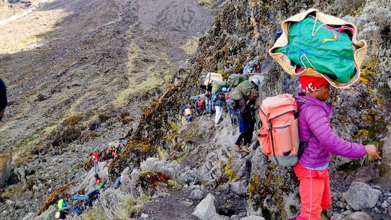 Barranco Wall and porters