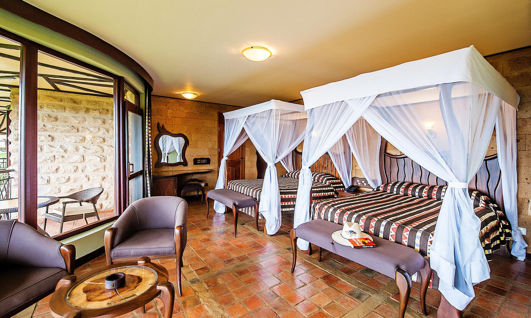 Lake Nakuru Sopa Lodge Family Rooms