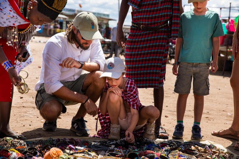 Saruni Basecamp Family Safari market visit 1
