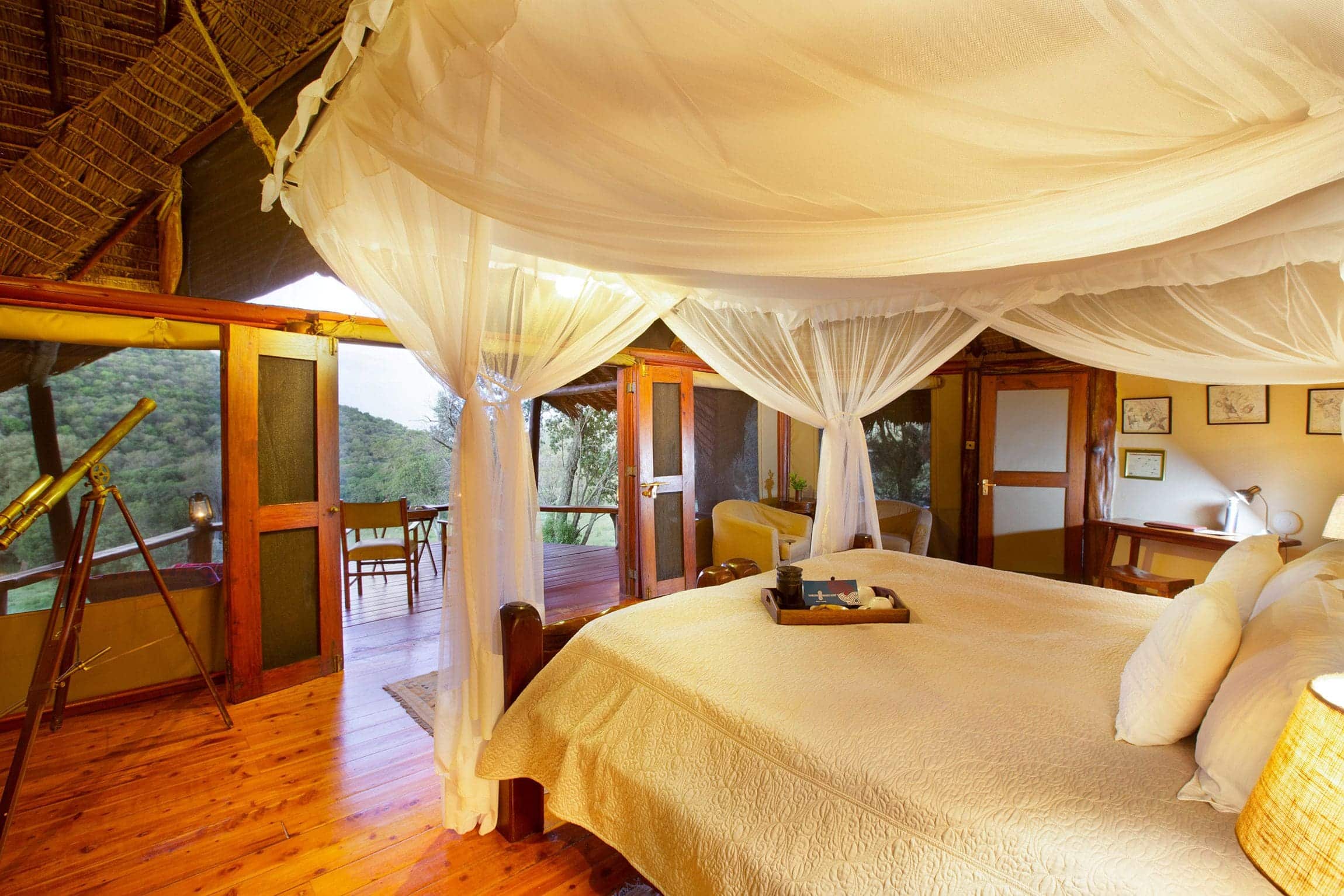Saruni Basecamp Saruni Mara Cottage bedroom patio